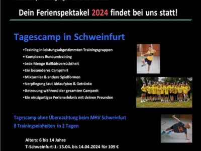 Handballcamp in Schweinfurt – MHV und Ballkids laden alle Handballer und Interessierten ein dabei zu sein