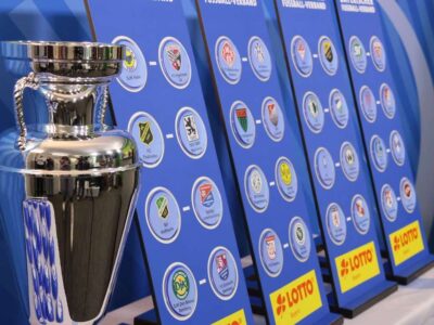 32 Teams - ein Ziel: der Titel im bayerischen Toto-Pokal-Wettbewerb 2024/25. Foto: Theresa Leinfelder/BFV