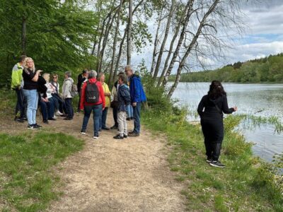 Foto (Guido Nieger): Kleine Pause beim Seerundgang
