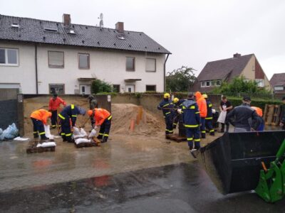 Hochwasser in Gerolzhofen. Foto: Harald Lotter
