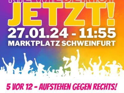 Nie wieder ist jetzt