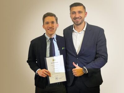 Im Bild (v. l. n. r.): Philipp Stampf, Mirko Hrnjak Bildquelle: Stephan Rother