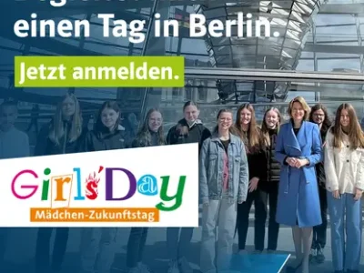 Girls'Day 2024 mit der Bundestagsabgeordneten Anja Weisgerber, Foto: Anja Weisgerber