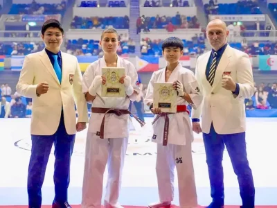 Kyokushin Karate zwischen Leonid Videnin und Sosei Nakamura