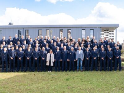 99 Neuzugänge treten ihren Dienst an. Foto: Polizei Unterfranken