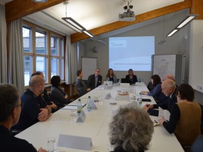 Im Bild: Kürzlich kamen erstmals die Mitglieder der neu gegründeten AG Rad im Landratsamt Schweinfurt zusammen. Foto: Melina Bosbach/Landratsamt Schweinfurt