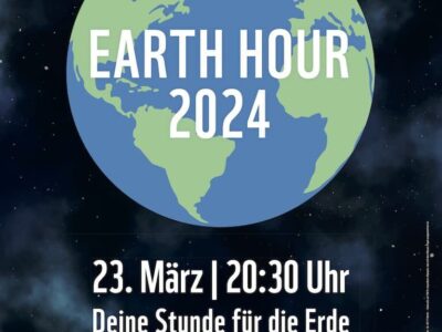 „Stunde der Erde“ als Symbol für mehr Klimaschutz und Demokratie – auch Schweinfurt setzt am 23. März ein Zeichen für besseren Klimaschutz