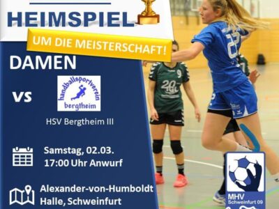 Erster gegen Zweiter - das Topspiel um die Meisterschaft gegen Bergtheim