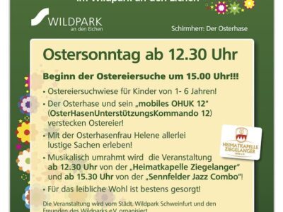 Ostereiersuche im Wildpark