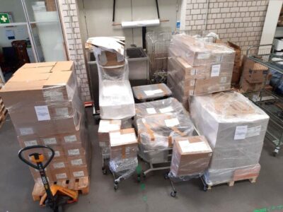 Bild: Daniel Keß, Logistikzentrum des Leopoldina-Krankenhauses