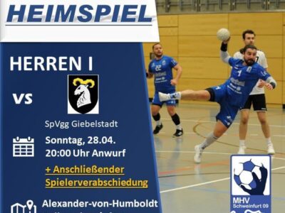 MHV Herren I Letztes Heimspiel gegen die SpVgg Giebelstadt