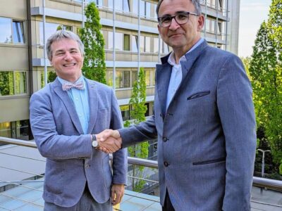 v.l.n.r.: Prof. Dr. med. René Handschu und Leopoldina-Geschäftsführer Jürgen Winter, Foto: Christian Kirchner