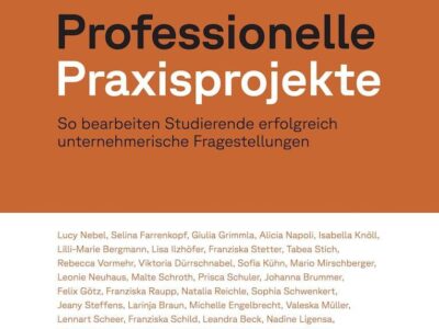 Im 9. Sammelbands der Serie „Professionelle Praxisprojekte“ veröffentlichten 26 Projekt‐ Teams der THWS Business School ihre praxisorientierten Lösungen (Grafik: THWS/Sabine Manger)