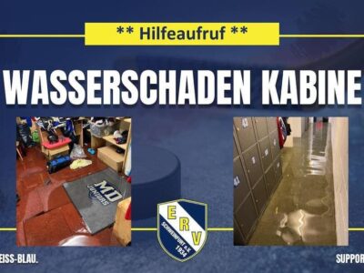 Wasserschaden in den Kabinen des Nachwuchses