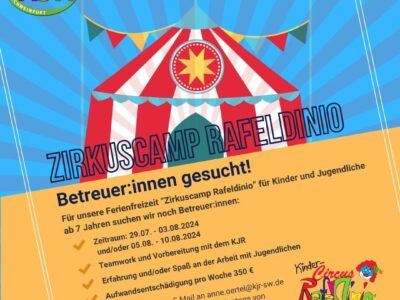 Betreuersuche Zirkus