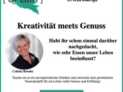 Kreativität meets Genuss von Colette Brooks, gedanken di´zain