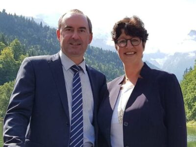 Hubert Aiwanger, Landesvorsitzender; Susann Enders, Generalsekretärin; FREIE WÄHLER Bayern