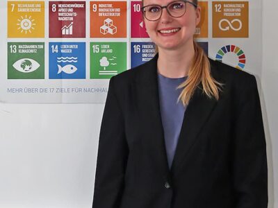 Die neue Klimaschutzmanagerin der THWS, Katharina Falkenstein (Foto: THWS/Anne Speda)