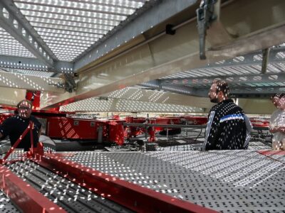Der Unterbau des Fahrgeschäfts „Escape“ (Foto: THWS/Eva Kaupp)