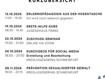 Juleica-Flyer Herbst24