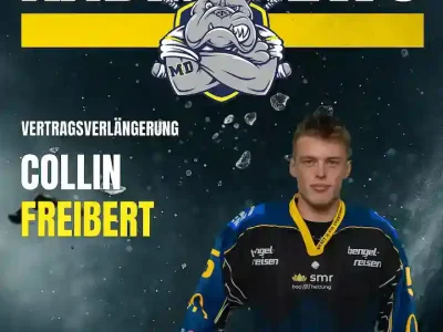 Collin Freibert verlängert. Foto: MD