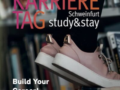Flyer zum Karrieretag study&stay Schweinfurt (Quelle: Universität Würzburg GmbH)