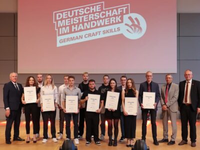 Insgesamt 14 Landessiegerinnen und Landessieger aus Unterfranken setzten sich in diesem Jahr in der Deutschen Meisterschaft im Handwerk auf bayerischer Ebene durch. Foto: Rudi Merkl