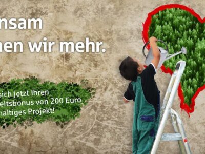 Nachhaltigkeitsbonus Spendenplattform