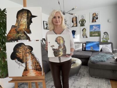 Ab dem 12. April ist die Ausstellung von Heike Funk mit dem Fokus auf der Verbundenheit von Mensch und Natur in der Propstei Zella/Rhön zu sehen. / Foto: Heike Funk