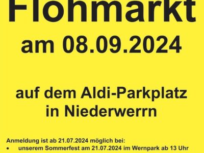 Plakat Flohmarkt 2024