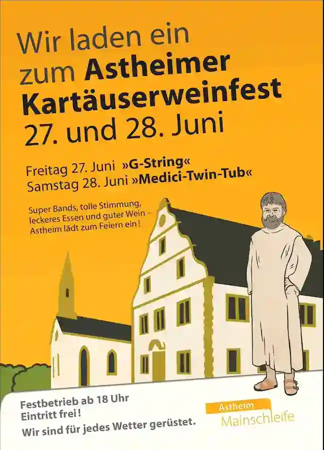 Plakat Weinfest 2025 Plakat Weinfest 2025. Foto: Heiko Bäuerlein