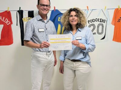 Freuen sich über die Re-Akkreditierung: Dr. med. Johannes Herrmann, Chefarzt Kinderklinik und Case-Managerin Petra Niklaus, Foto: Christian Kirchner