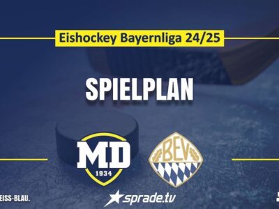 Spielplan der Eishockey-Bayernliga 2024/20225