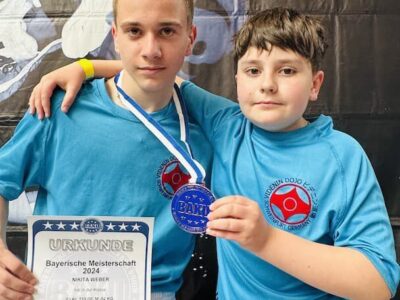 Nikita Weber (12 Jahre) und Denis Heidelbach (11 Jahre)